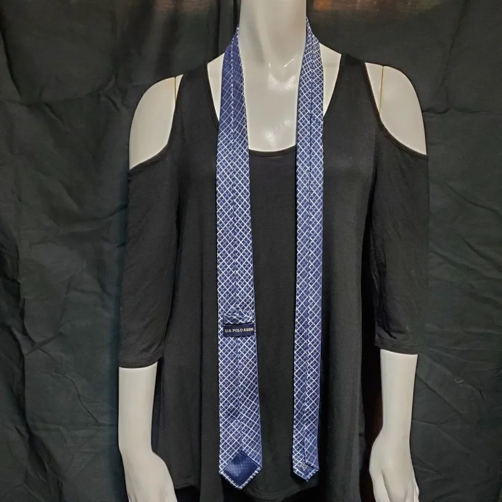 U.S. Polo Assn Blue & White Tie